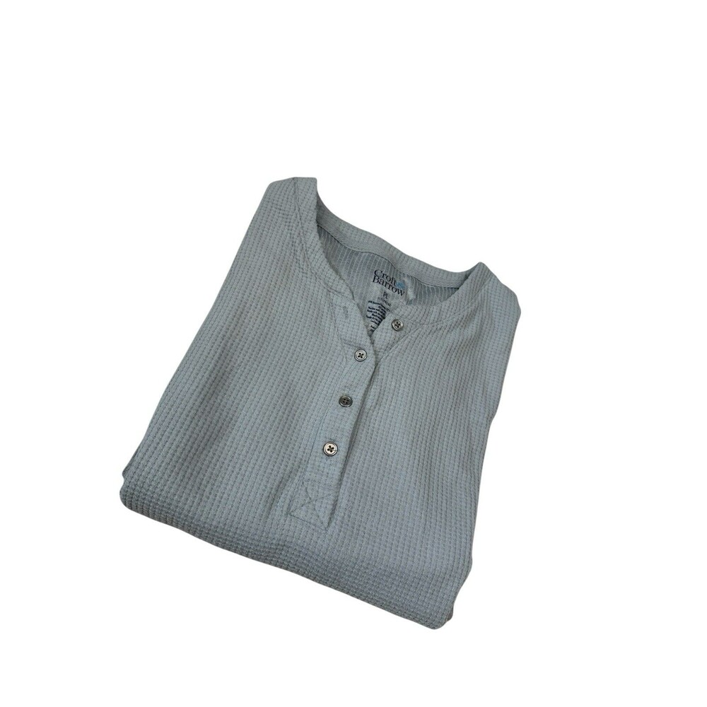 Croft And Barrow Pajama Top Grey Size PL Sleepwear Long Sleeve Women’s NWOT
